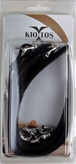 menottes de poignets en silicone deluxe noir 1