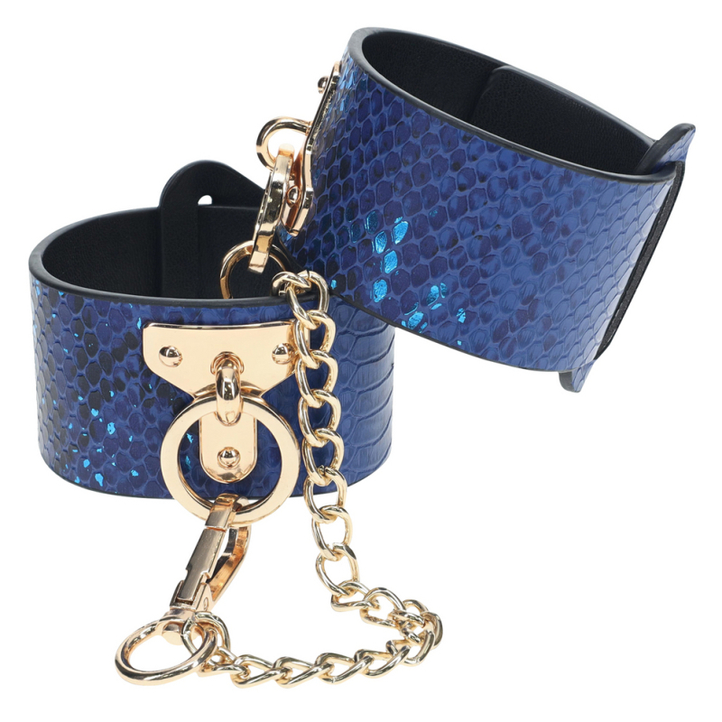 menottes de poignets florence bleu