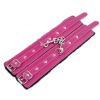 menottes de poignets furcuffs noir rose 1