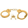 menottes de poignets gold metal