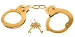 menottes de poignets gold metal