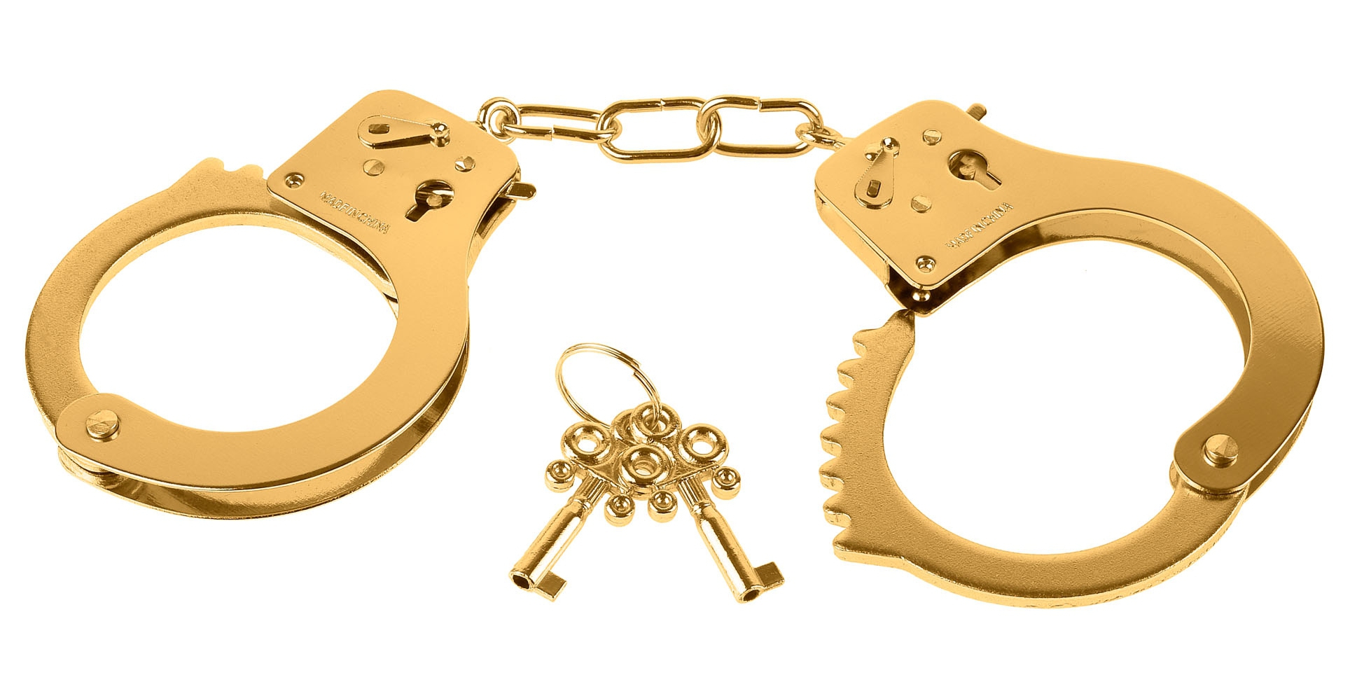 menottes de poignets gold metal