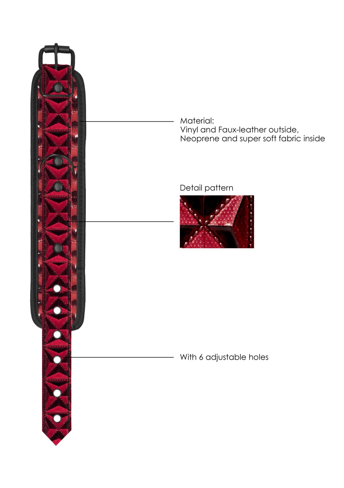 menottes de poignets luxury rouge 4 scaled