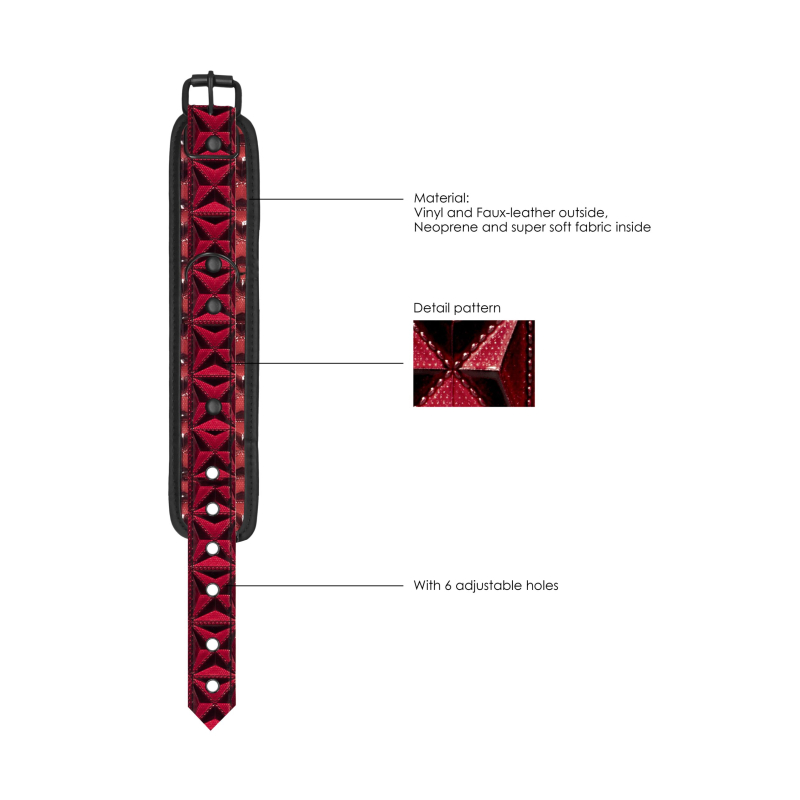 menottes de poignets luxury rouge 4 scaled