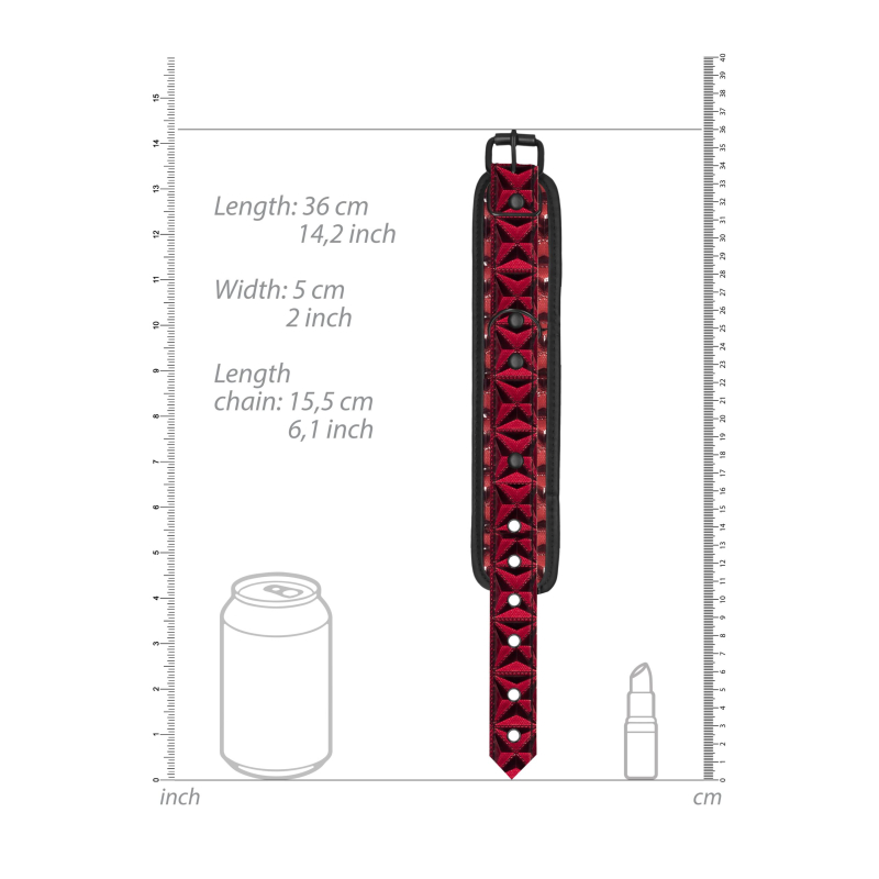 menottes de poignets luxury rouge 7 scaled