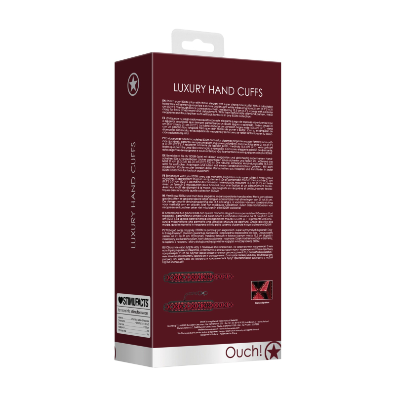 menottes de poignets luxury rouge 8 scaled