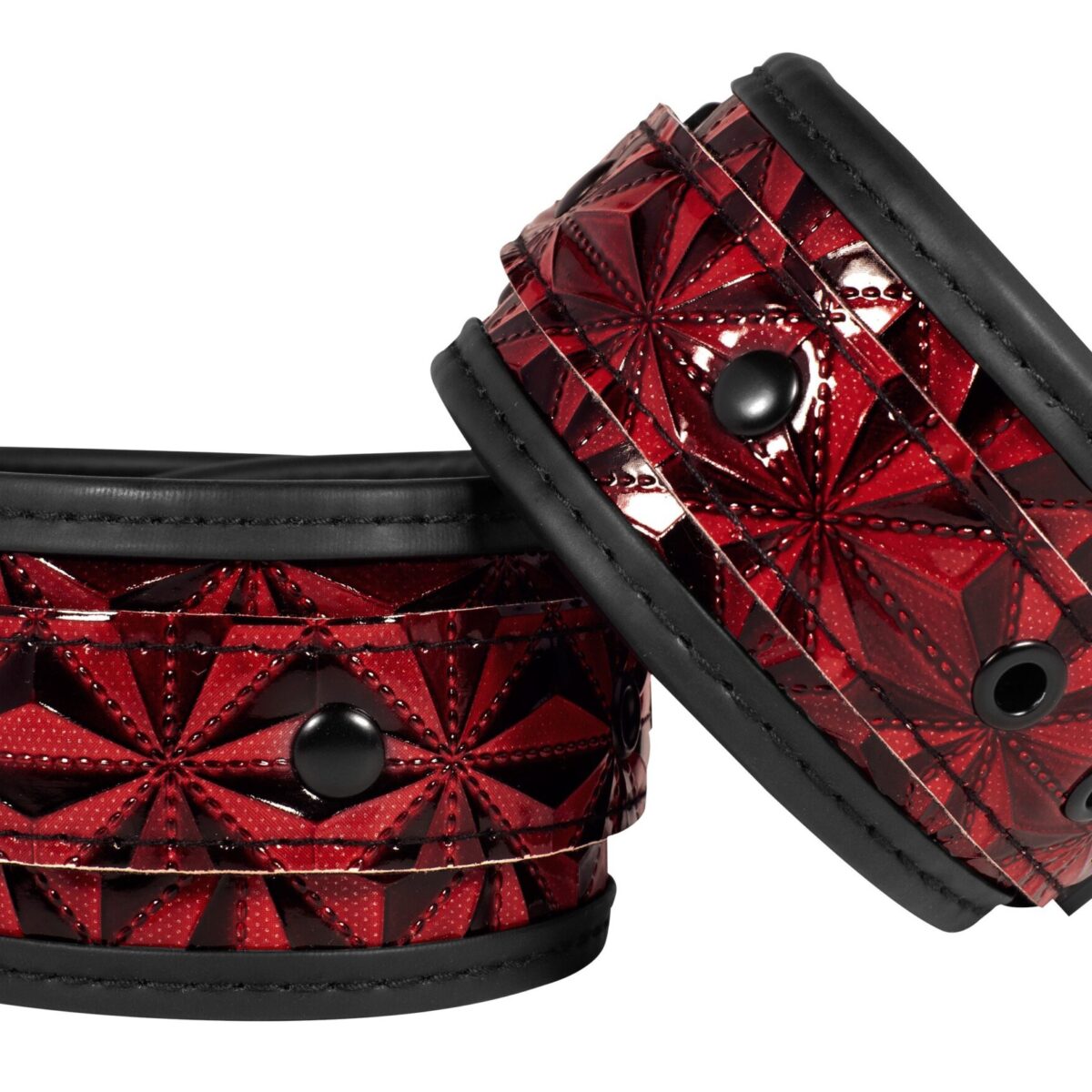 menottes de poignets luxury rouge scaled