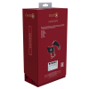 menottes de poignets milan noir et rouge 2