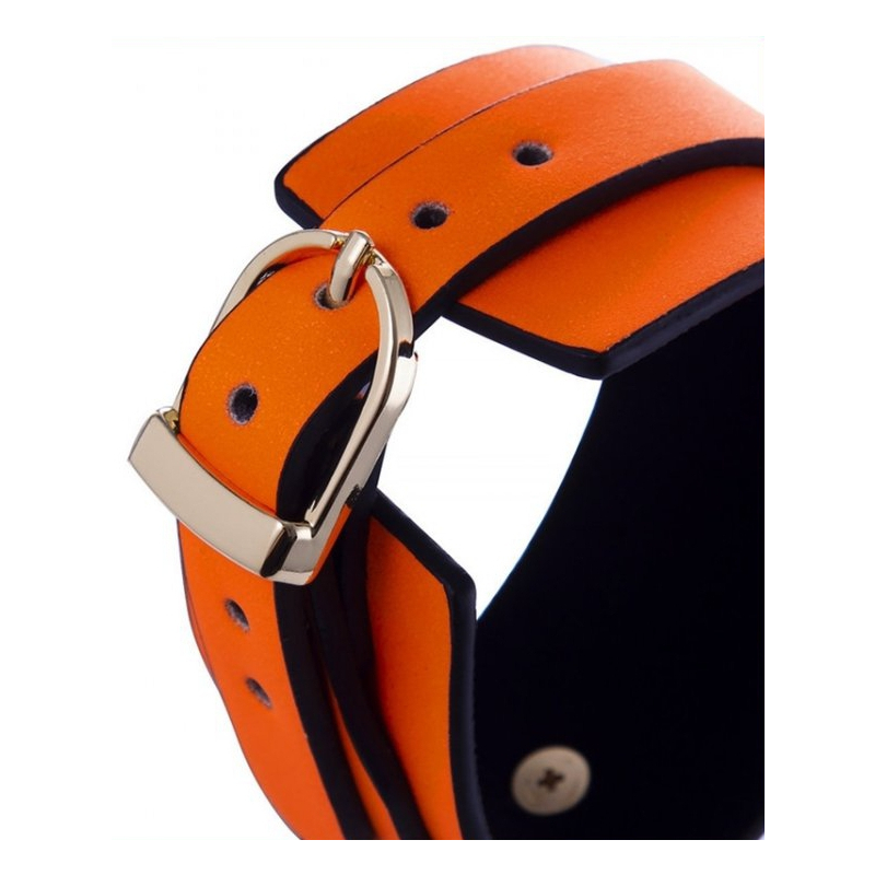 menottes de poignets phosphorescentes luminous orange 2