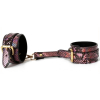 menottes de poignets snakine noir rose 2