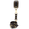 menottes de poignets studded vogue noires