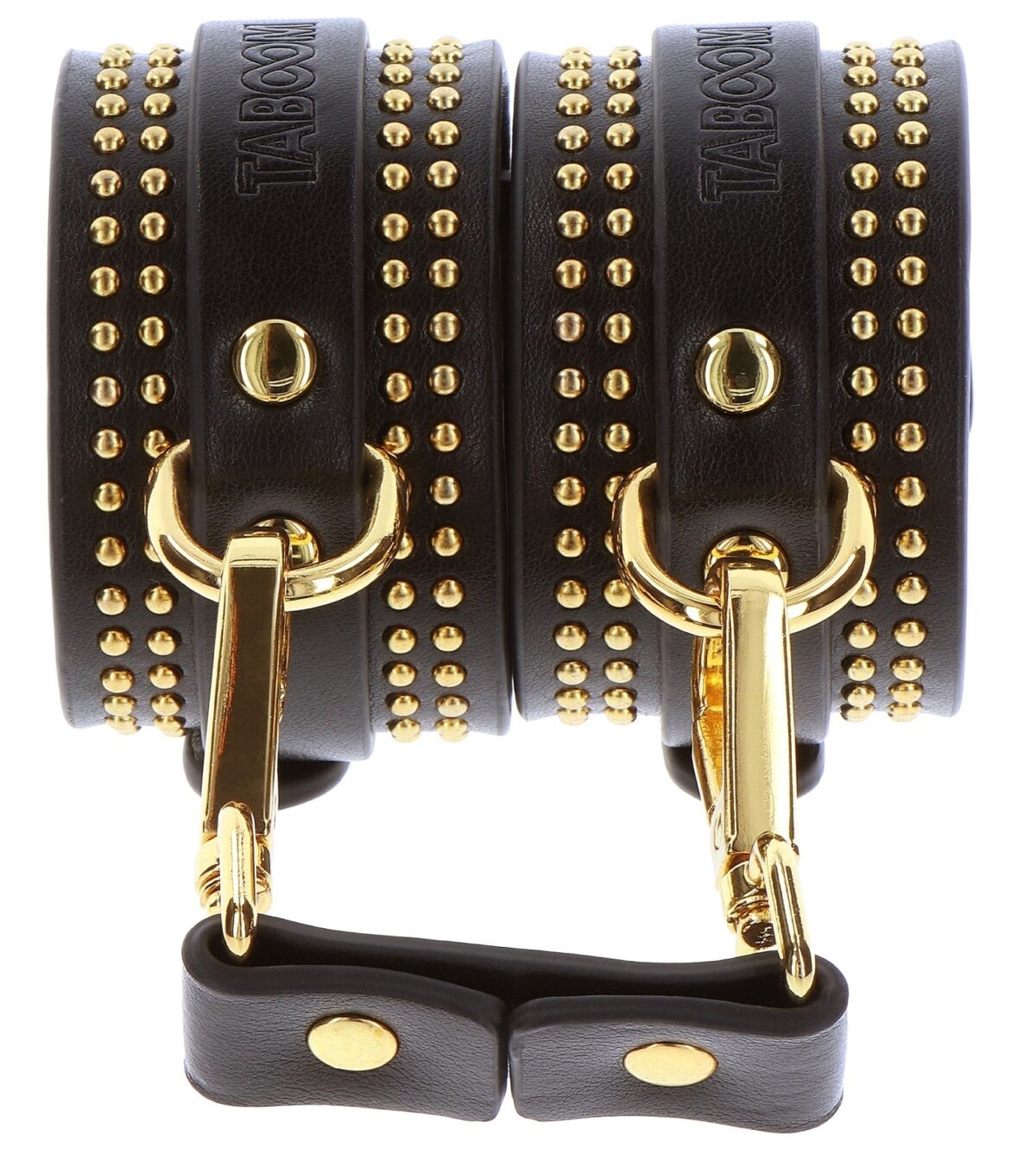 menottes de poignets studded vogue noires 2