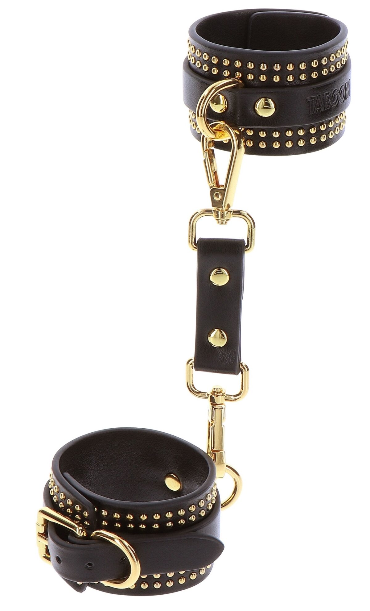 menottes de poignets studded vogue noires 4