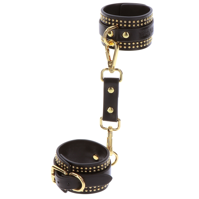 menottes de poignets studded vogue noires 4