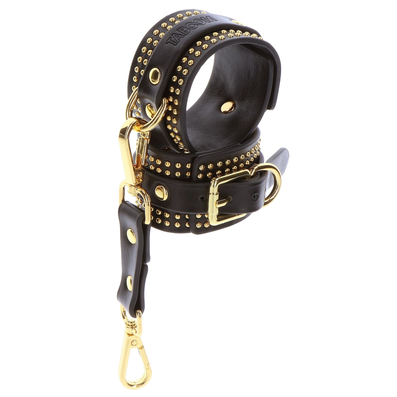 menottes de poignets studded vogue noires 5
