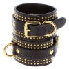 menottes de poignets studded vogue noires 6