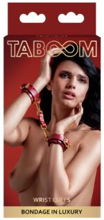 menottes de poignets taboom rouges 1