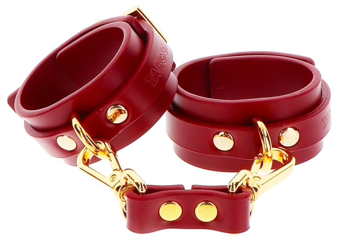 menottes de poignets taboom rouges