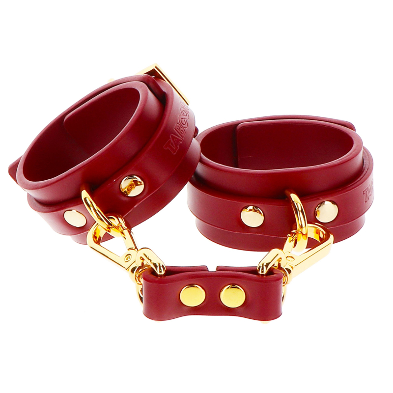 menottes de poignets taboom rouges