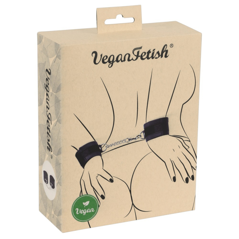 menottes de poignets vegan fetish 1