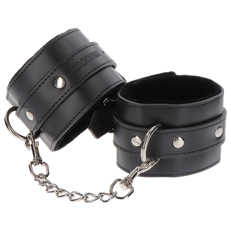 menottes de poignets wrist taboom noires