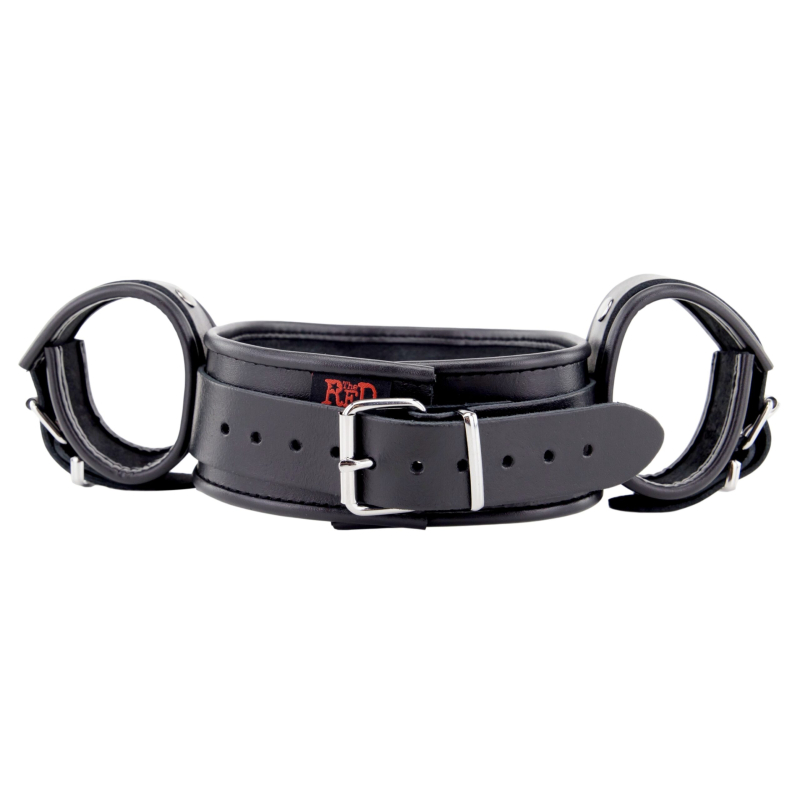 menottes de retenue cou mains en cuir 7 scaled