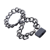 menottes en chaine metal
