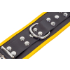 menottes en cuir pour chevilles noir jaune 4 scaled