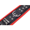 menottes en cuir pour poignets noir rouge 4 scaled