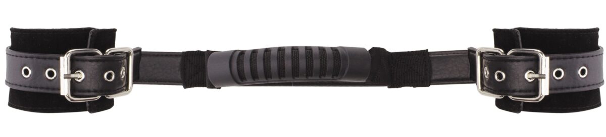 menottes en cuir reglables noires scaled