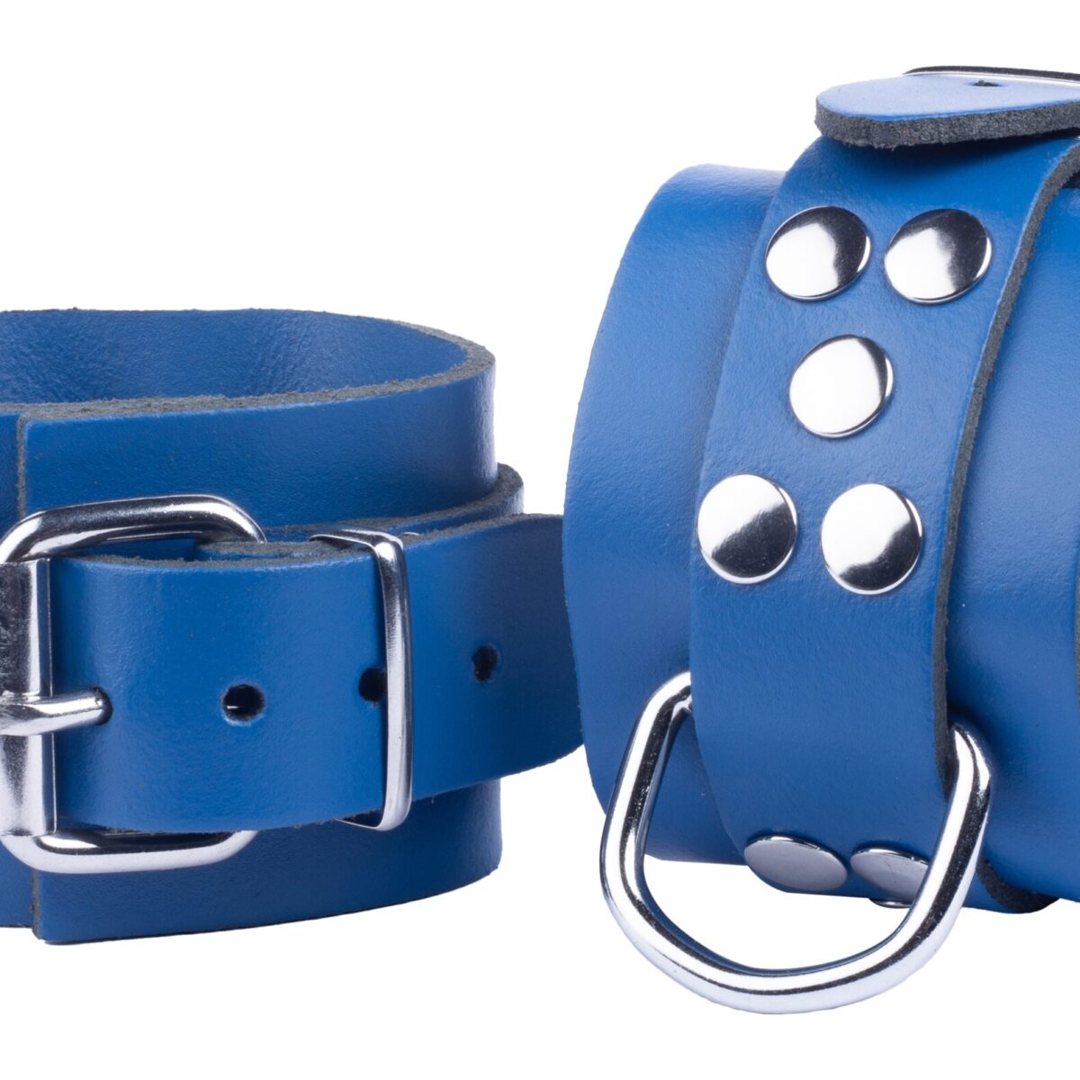 menottes en cuir ultra bleues scaled