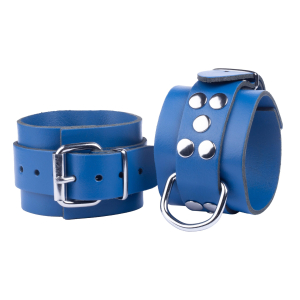 menottes en cuir ultra bleues scaled