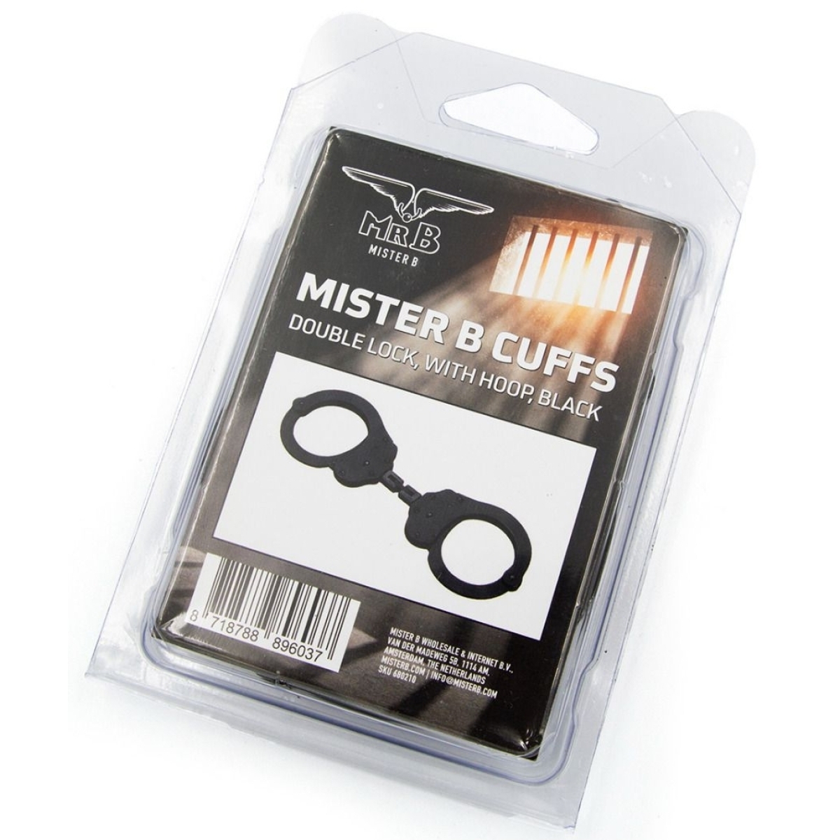 menottes en metal double lock noires 1