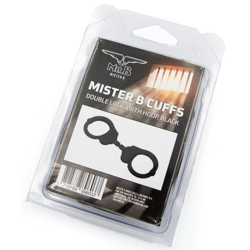 menottes en metal double lock noires 1