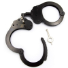 menottes en metal double lock noires 3