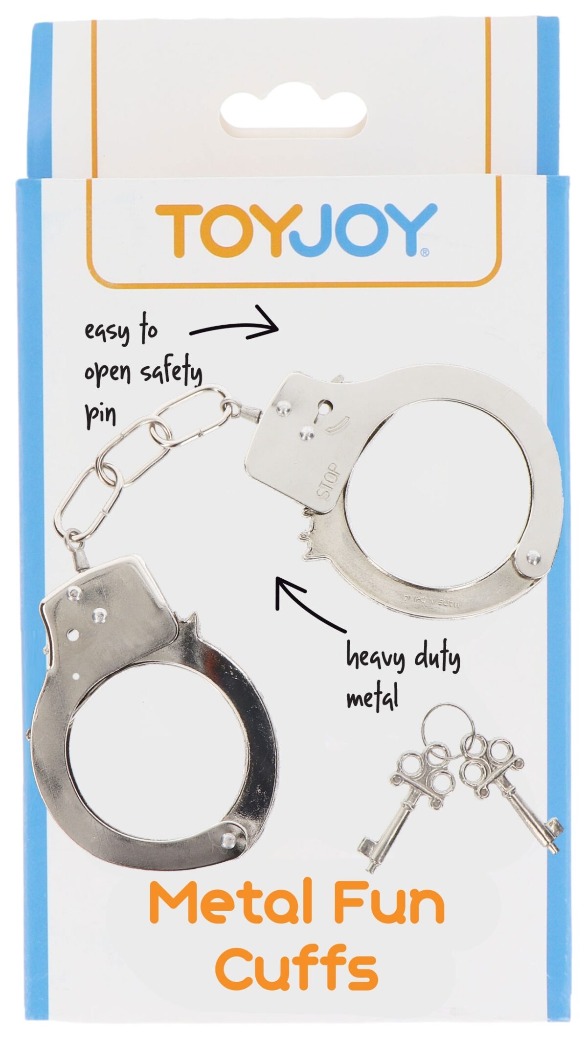 menottes en metal fun cuffs argentees 3