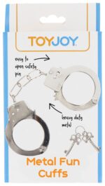 menottes en metal fun cuffs argentees 3