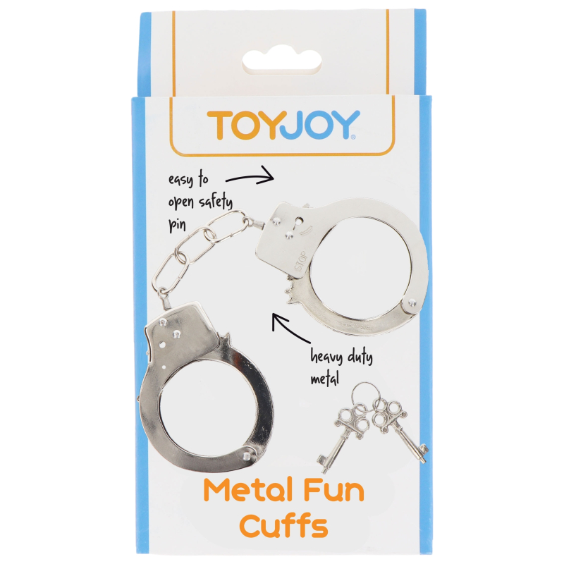 menottes en metal fun cuffs argentees 3