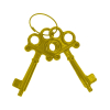 menottes en metal fun cuffs dorees 3