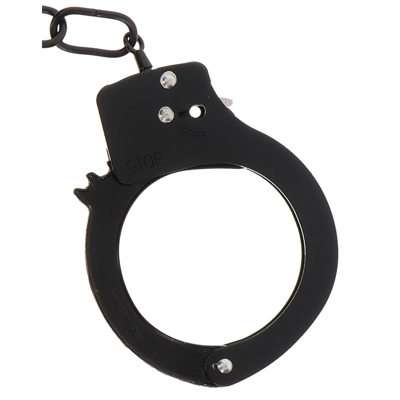 menottes en metal fun cuffs noires 1
