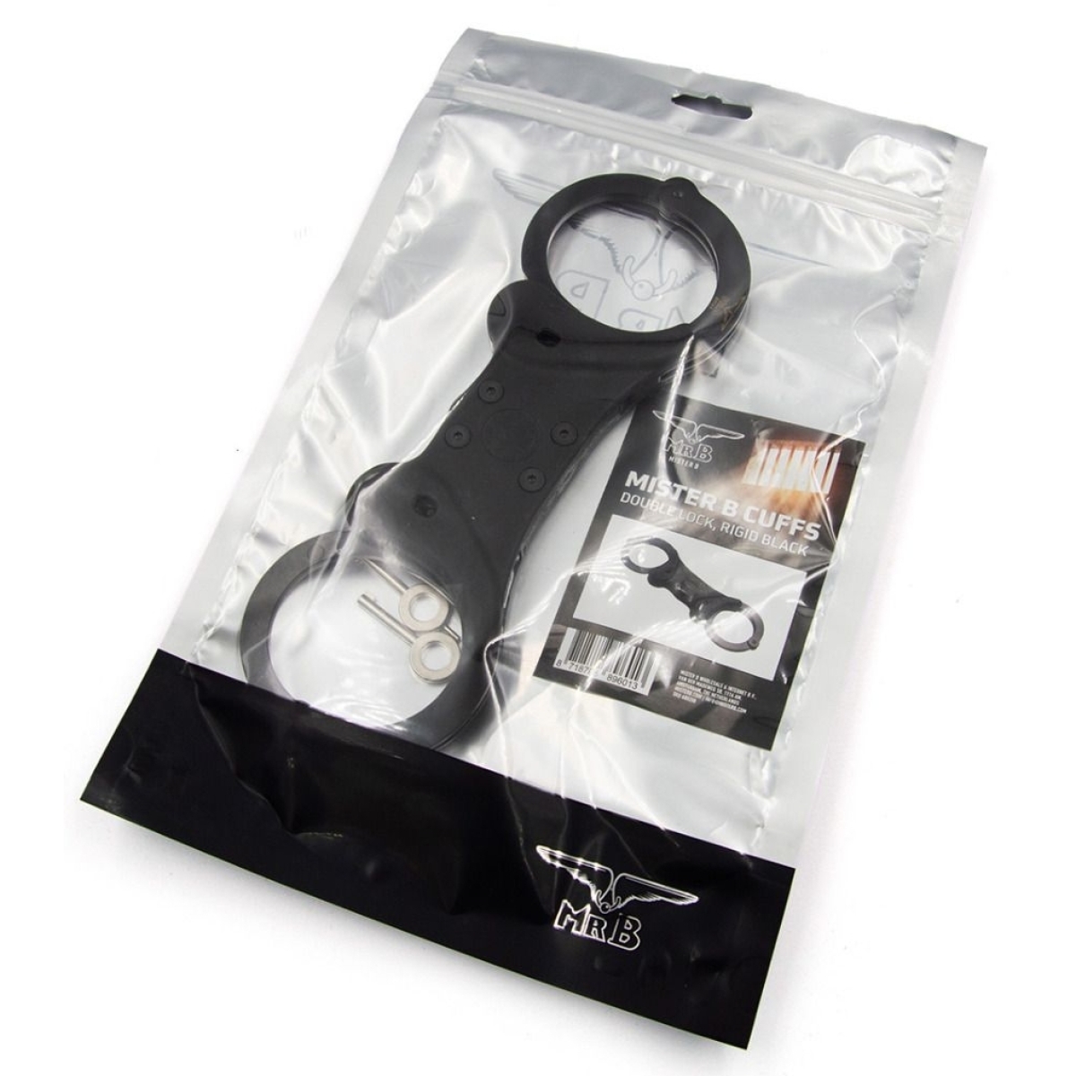 menottes en metal lock rigid noires 1