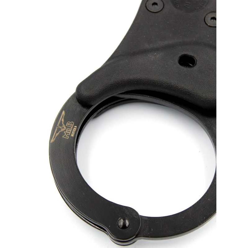 menottes en metal lock rigid noires 2