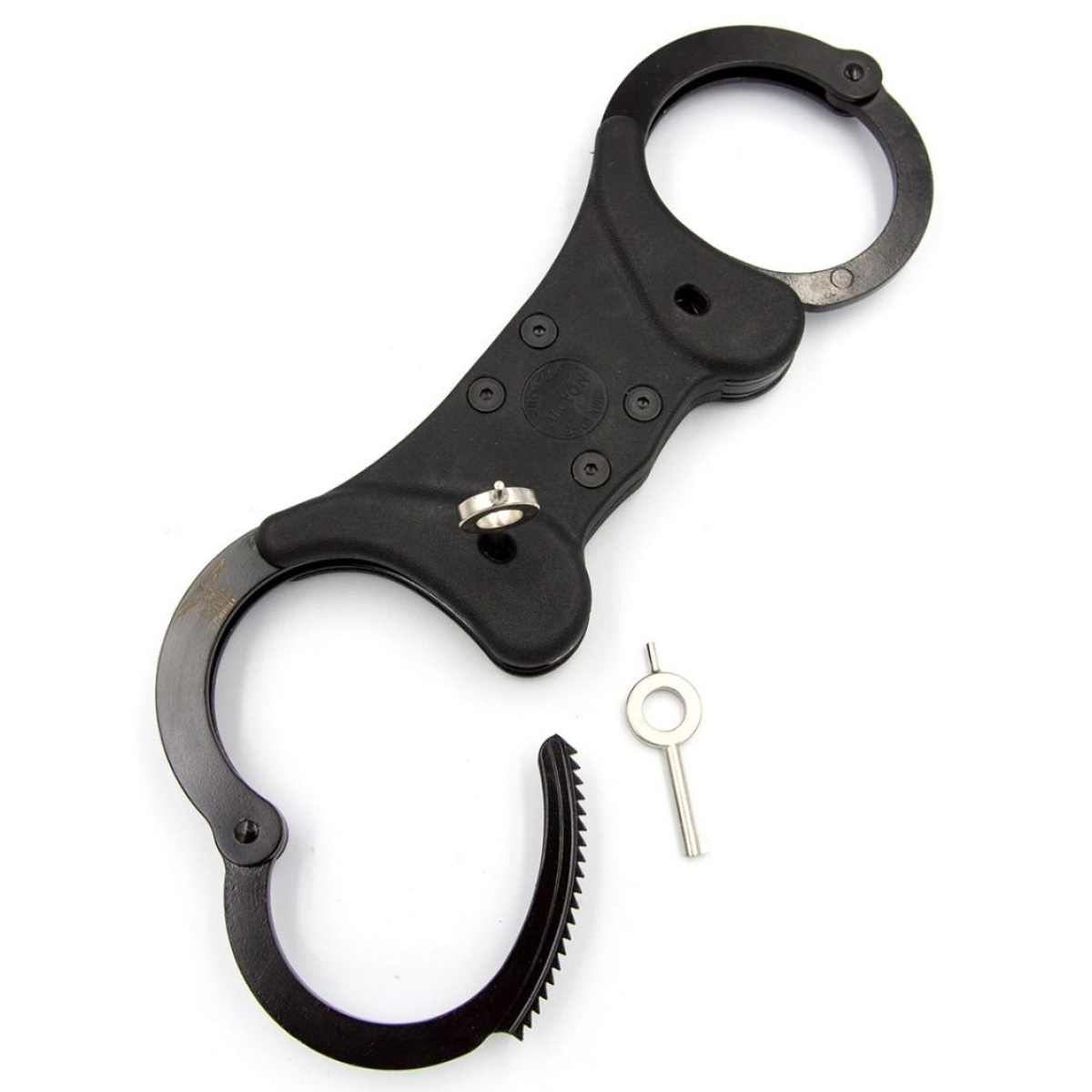 menottes en metal lock rigid noires 3