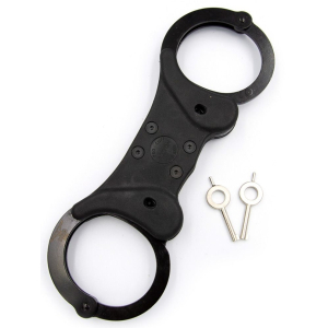 menottes en metal lock rigid noires