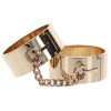 menottes en metal slave wrist taboom dorees 2