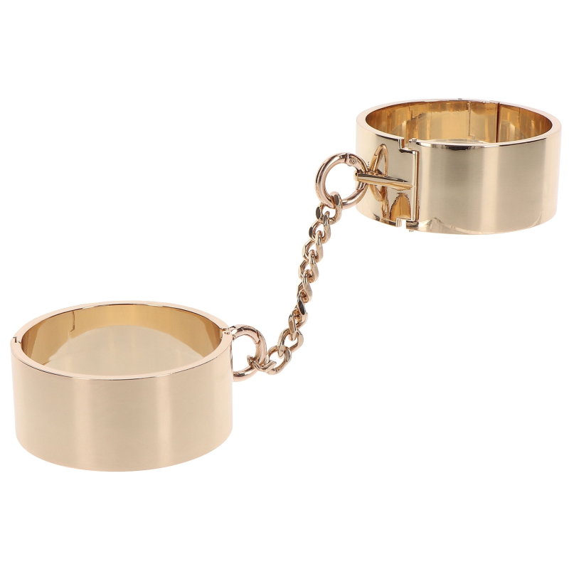 menottes en metal slave wrist taboom dorees 3
