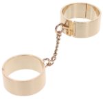 menottes en metal slave wrist taboom dorees 4