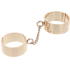menottes en metal slave wrist taboom dorees 5