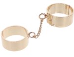 menottes en metal slave wrist taboom dorees 5