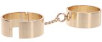 menottes en metal slave wrist taboom dorees 9